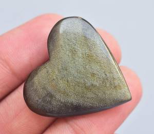 Gema de obsidiana dorada de grado AAA, cabujón, joyería suelta, Colgante de Piedra, taxi - Product Image 4