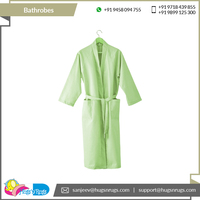 Albornoces de Lujo de Fabricante Indio, 380 g/m², Secado Rápido, Suaves, 100% Algodón, Unisex, Manga Larga, con Logotipo Personalizado, Marca XL para Hoteles