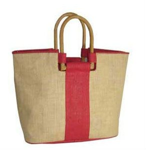 Sac fourre-tout en toile de jute personnalisé promotionnel pour fille - Product Image 2