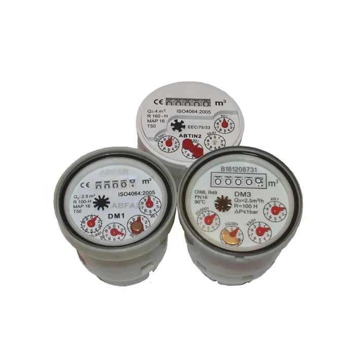 DN15 Class B Cơ Chế Counter Multi Jet Water Meter Phụ Tùng