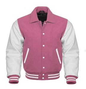 Personnalisable Hommes Letterman Bomber Jacket College Baseball Varsity Winter Jacket Imperméable Caractéristique Plus Size Button Plain - Product Image 1