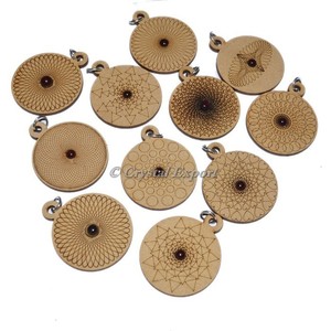 Péndulos de madera curativa Feng Shui, piedra preciosa de ágata tallada, compra en línea para la venta - Product Image 5