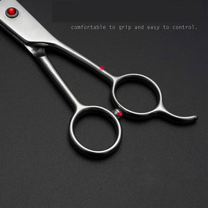 Ciseaux de toilettage professionnels pour animaux de compagnie en acier inoxydable pour droitier de 6.5 pouces miroir amincissant personnalisé poli pour outil de beauté de coupe de cheveux - Product Image 5
