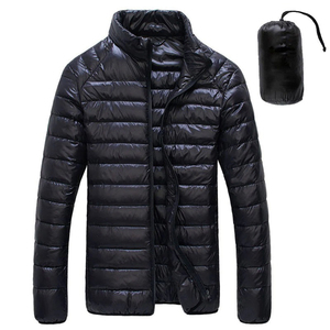 Chaquetas de nube de Color sólido a la moda para hombre, transpirables, con cuello levantado, cálidas y gruesas, ropa para exteriores, Unisex, nueva condición larga - Product Image 1