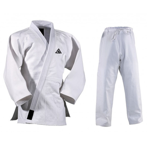 Tenue de sport pour enfants, uniforme de jujujudo, vêtements artistiques au Design simple, uniforme pour l'entraînement de karaté, avec ceinture de couleur verte, tendance - Product Image 3