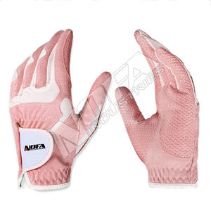 Gants de golf pour femmes de marque supérieure Super Fiber & Cabretta cuir Double couverture de main anti-dérapant et résistant à l'usure Logo personnalisé - Product Image 1