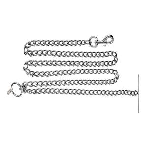 Cadena de acero inoxidable 304 para perros, duradera, con asa en T - Product Image 1