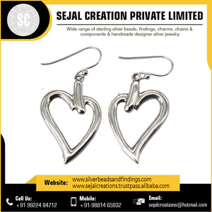 Prix de gros Boucles d'oreilles Boucles d'oreilles en argent 925 Exportations en vrac de l'Inde Bijoux de boucles d'oreilles en argent sterling plaqué 925 - Product Image 4