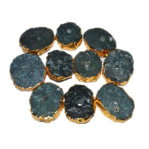 100% bolsa de joyería de terciopelo personalizable Moss Agate Perilla galvanizada | Comprar Perilla de ágata curativa - Product Image 1