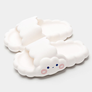 드롭쉬핑 제품 <span class=keywords><strong>2026</strong></span> 클라우드 EVA 샌들 여성용 경량 통기성 어퍼 슬라이드 슈즈 부드러운 라운드 슬리퍼 - Product Image 1