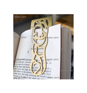 Mới Nhất Thiết Kế Solid Brass Bookmark Chất Lượng Cao Cấp Vàng Tinh Khiết Được Đánh Bóng Brass Hồi Giáo Bookmark - Product Image 6