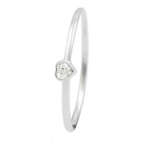 Anillos de boda de plata de ley con diamantes - Product Image 5