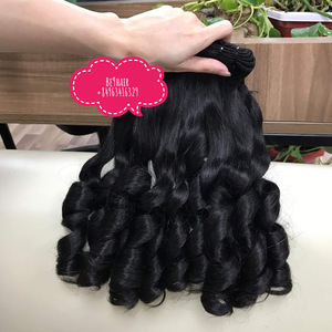 Vente en gros d'extensions de cheveux humains vietnamiens Remy de haute qualité à double tirage - Product Image 1