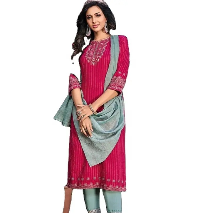 فستان سويز Kameez ، فستان باكستاني خاص للعيد ، أحدث تصميم لحفلات الزفاف ، مجموعة هندية للنساء