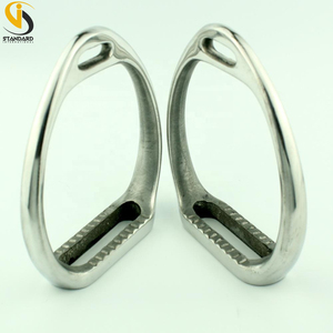 Estribos de Equitación de Alta Calidad, Ligeros, de Acero Inoxidable, Antideslizantes, Protección Total, Unisex, Color Personalizado - Product Image 3