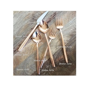 Juego de 6 cubiertos de latón de calidad premium con tamaño personalizado para uso en hoteles y restaurantes. - Product Image 2