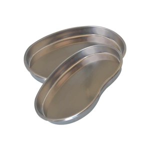 3 uds cuenco médico de acero inoxidable para riñón, herramienta Dental, bandejas curvas con forma de riñón, placa quirúrgica de 3 tamaños, acero inoxidable CE ISO - Product Image 3