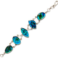 Verre dichroïque Bracelet indien bijoux En Gros