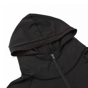 Gym Wear Athletic Sport Hoodies / Blank Zip Up Gym <b>Hoodie</b> For <b>Men</b> - Product Image 5