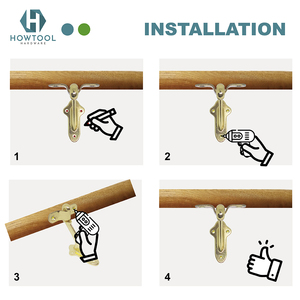 Giá Đỡ Lan Can Tiện Ích Bằng Đồng Thau Khung Tay Vịn Ổn Định Và Bền - Product Image 4