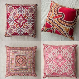 Funda de cojín moderna de alta calidad, decoración de sofá bordado para el hogar, casa de campo, impresa a mano, decorativa, nueva - Product Image 4