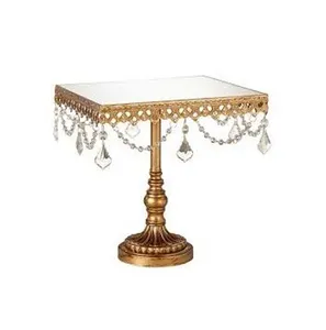 manufacturers and exporters of modern cake servers crystal and metal cake display stand wholesale