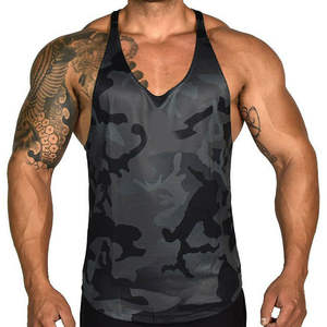 Débardeur de sport de qualité supérieure pour hommes débardeur de gym en coton respirant sur mesure pour hommes débardeur - Product Image 4