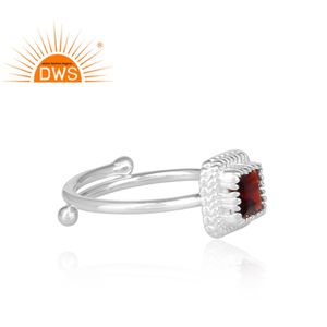 New Trendy Garnet Gemstone <b>Set</b> Fine 925 Silver Jewelry Cocktail <b>Girls</b> Ring Jewelry Manufacturer - Product Image 3