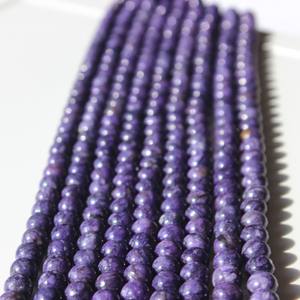 Lepidolite-Cuentas redondas para hacer joyas, gemas de Rudra, lisas, pulidas, redondas, naturales - Product Image 4