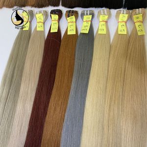 Extensiones de cabello humano virgen, 100% de cutícula, humano, alineación, #60/#613, Color, venta al por mayor - Product Image 2