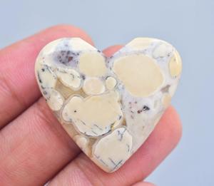 Cobra Jasper พลอยแจสเปอร์รูปหัวใจ,พลอยโมราทรงหลวมพลอยสีม่วงรูปหัวใจ - Product Image 5