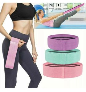 Bandes élastiques d'entraînement de gymnastique de haute qualité Logo personnalisé Boucle de résistance cercle de hanche Ensemble jambes Booty Yoga Squat Fitness Logo personnalisé - Product Image 2