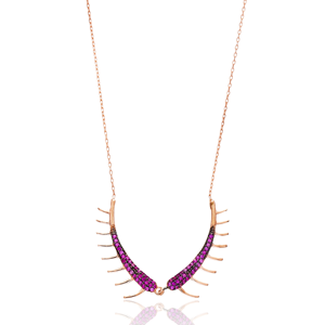 Collier en pierre de Zircon de différentes couleurs, pendentif turc en argent Sterling 925 fait à la main, tendance pour femme, vente en gros - Product Image 4