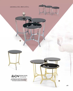 TABLE basse en noyer de salon très design, de luxe, moderne, brillant, meuble de salon - Product Image 6