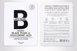 Paquete de ampolla de ácido hialurónico y Perla Negra Marina ROOICELL de cosméticos de Corea 10ea * 25ml Cuidado de la belleza del hogar - Product Image 3
