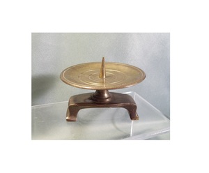 VINTAGE BRASS <b>SMALL</b> <b>CANDLE</b> STAND BRASSWORLD INDIA - Product Image 1