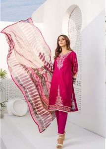 Trajes Pakistaníes para Mujer, Tela Swiss Lawn en Pakistán, Salwar Kameez, Vestido de Verano para Mujer, Ropa Femenina - Product Image 2