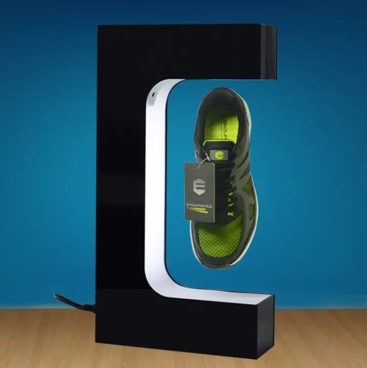 Pantalla magnética de zapato flotante de rotación perigon, módulo LED, dispositivo de levitación magnética, pantalla de zapato de plataforma * 2020