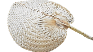 พัดไม้ไผ่พร้อมโลโก้ที่กำหนดเองได้พัดลมใบปาล์มธรรมชาติขนาด30ซม. 40ซม. สำหรับตกแต่งงานเลี้ยงงานแต่งงานงานวันเกิด - Product Image 3