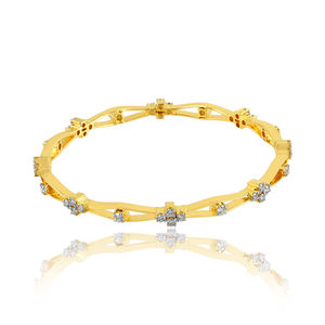 เครื่องประดับที่ดีหรูหรา925สเตอร์ลิงสีขาวเพทายพลอยกำไลข้อมือผู้ผลิตเครื่องประดับ - Product Image 5