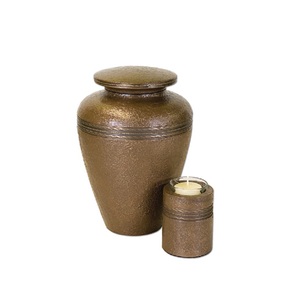 Meilleure nouvelle vente en gros urne de crémation en laiton urne de crémation cendres funéraires humaines souvenir urnes de crémation commémoratives en métal - Product Image 3