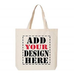 ผู้ผลิตถุงช้อปปิ้งผ้าฝ้ายสีทึบสี100%-น้ำเงิน-เทา-เขียว-น้ำเงินอ่อนเทาดำ Blanc-Nero-คุณภาพสูงยั่งยืน - Product Image 3