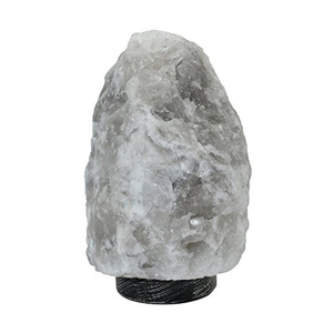 IMPEx PAKISTAN Lampe décorative au sel gris de l'Himalaya Artisanat naturel de haute qualité Décoration de la maison sculptée avec gradateur - Product Image 4