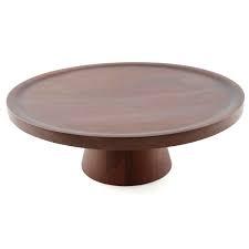 Beau serveur en bois rond support à gâteau désherbage en bois gâteau Dessert plateau de service est pour Offre Spéciale bas prix - Product Image 4