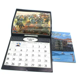 Factory cheap price print custom calendar 2022 poster personalised CMYK Printing