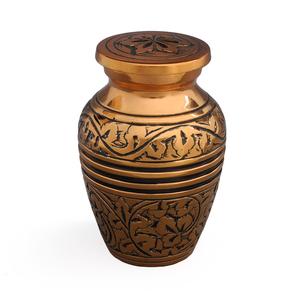 ที่มีคุณภาพสูงที่ขายดีที่สุดโบราณทองเหลืองศพโกศสำหรับเผาศพที่มีคุณภาพสูงตารางด้านบนการออกแบบใหม่โกศ - Product Image 2