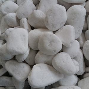 หินอ่อน หินตกแต่ง หินกลิ้ง หินกรวดสีขาว - Product Image 2