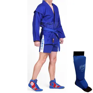 High Quality Unisex Brand Logo Sambo Uniforms Martial Arts Kimono Sambo Jacket Kurtka