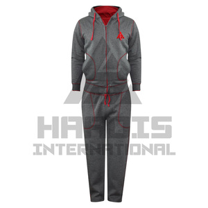 Haute qualité 100% coton polaire fait à manches longues hommes survêtement/nouveau Style de vêtements de rue hommes fermeture éclair survêtement pour hommes - Product Image 1