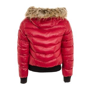 Chaqueta Bomber Acolchada de Invierno para Mujer, Corta, Brillante, Teñida, Impermeable, Resistente al Viento, Ecológica, 100% Poliéster - Product Image 3
